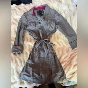 L.A. Guess Jeans collared shirt dress with belt
